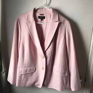 Talbots Classic Blazer- 18W Light Pink